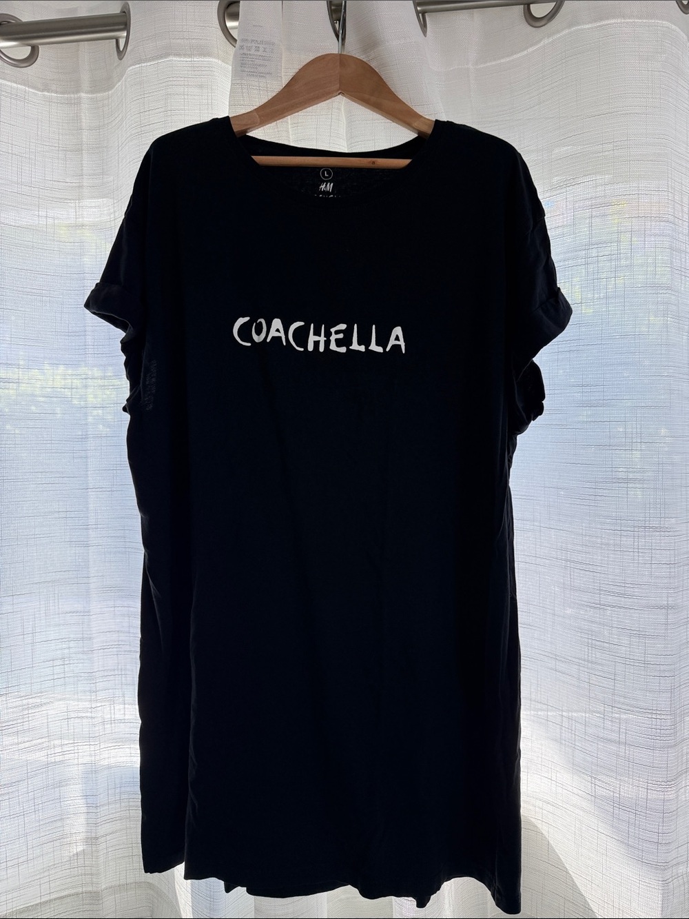 H&M x Coachella collab t-shirt dress/coverup